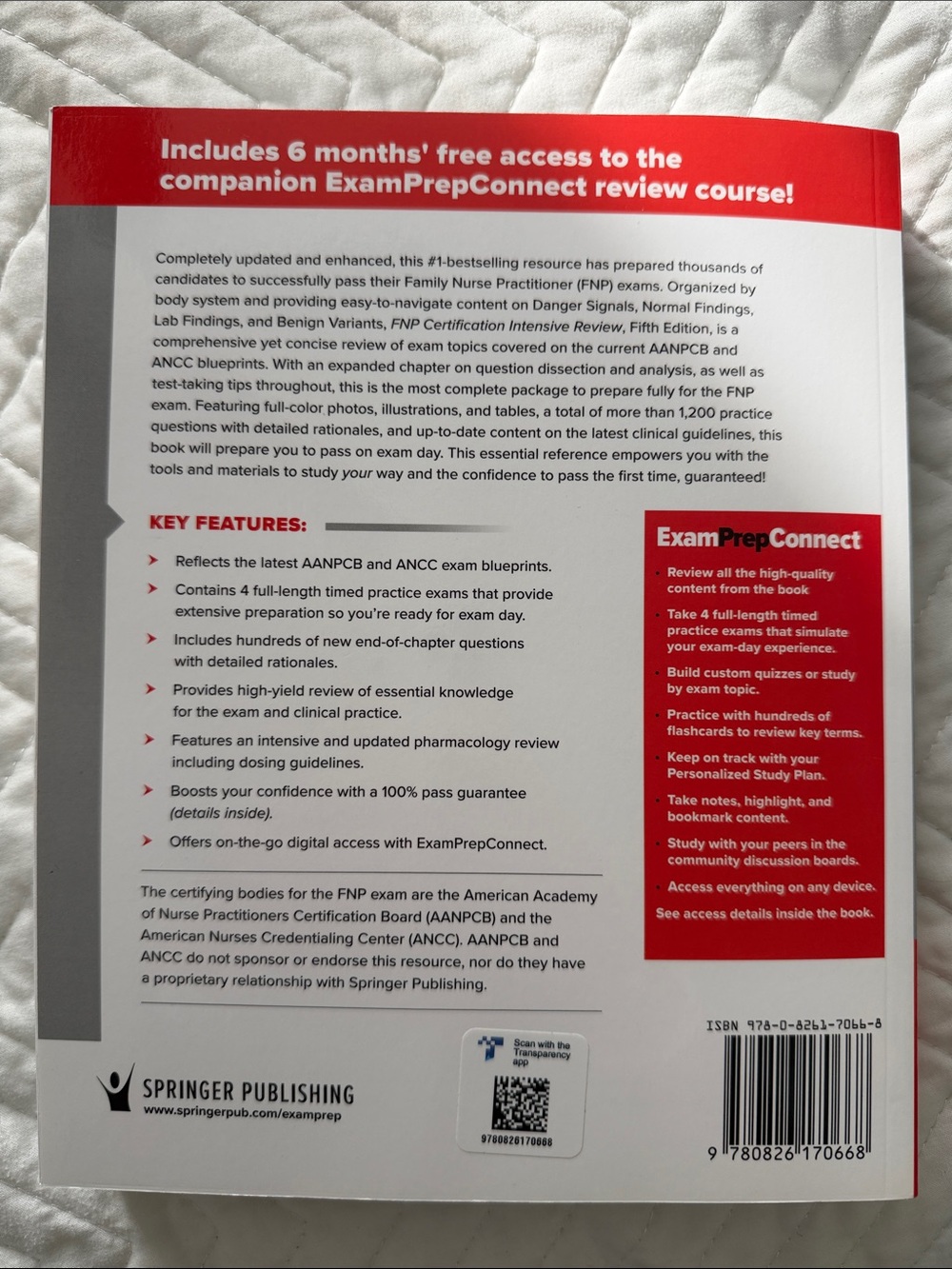 FNP Certification Intensive Review Book - White/Red - Picture 2 of 5
